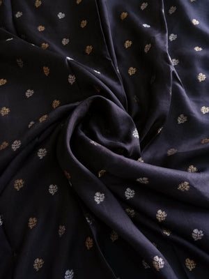 Assamese Handloom Red Saree with Black Contrast Blouse Online