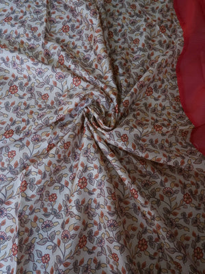 Floral patterned fabric