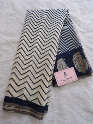 Elegant Chanderi Zigzag Sarees Online