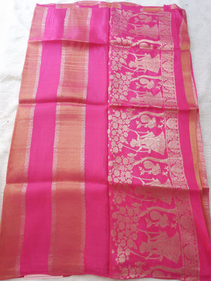 Premium Pink Shimmer Crepe Tissue Paper with Elegant Line Texture Online