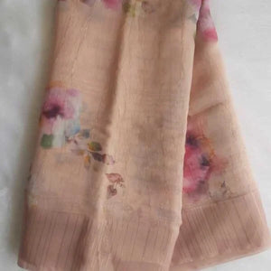 Double Fabric Organza Saree Online