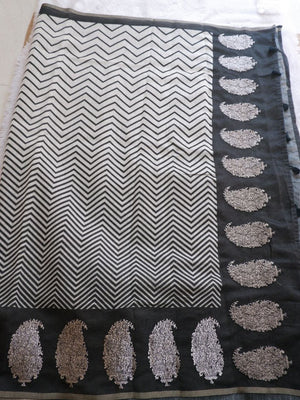 Elegant Chanderi Zigzag Sarees Online