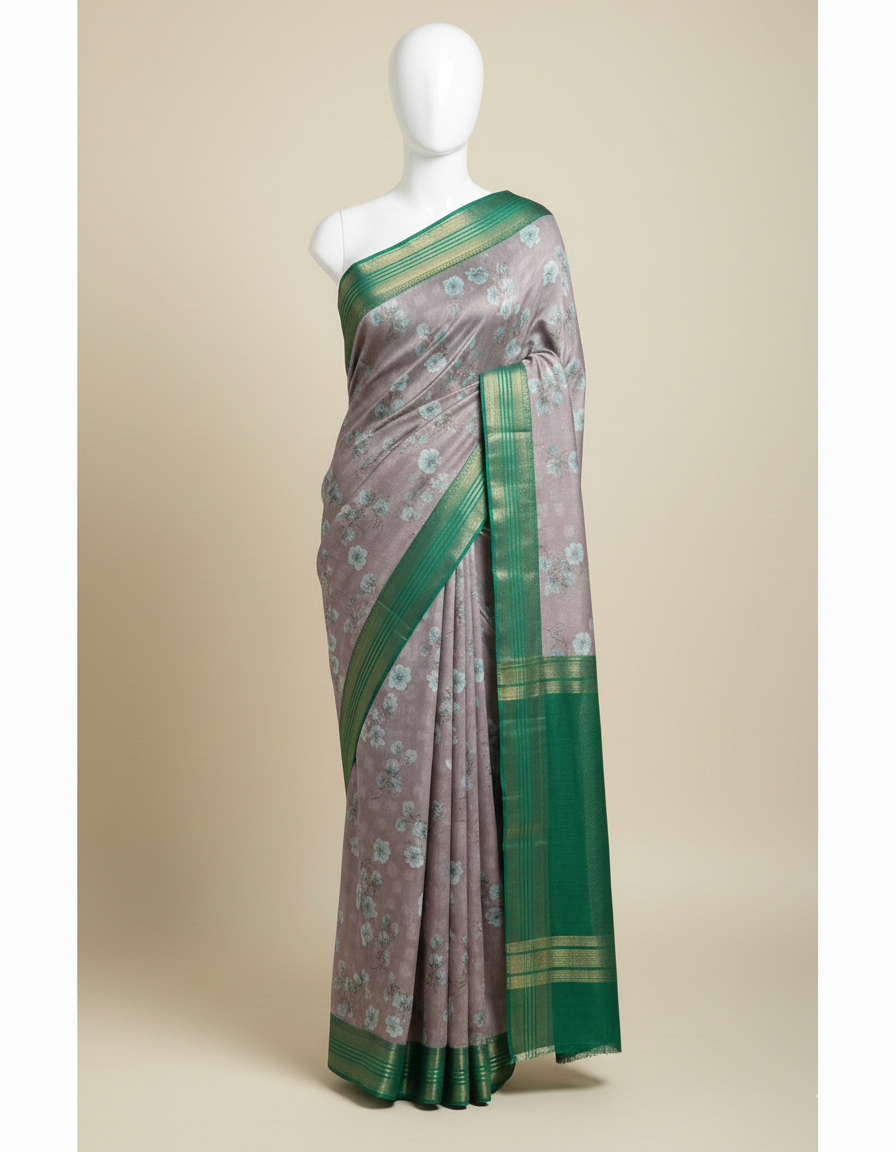 Mysore crepe sarees