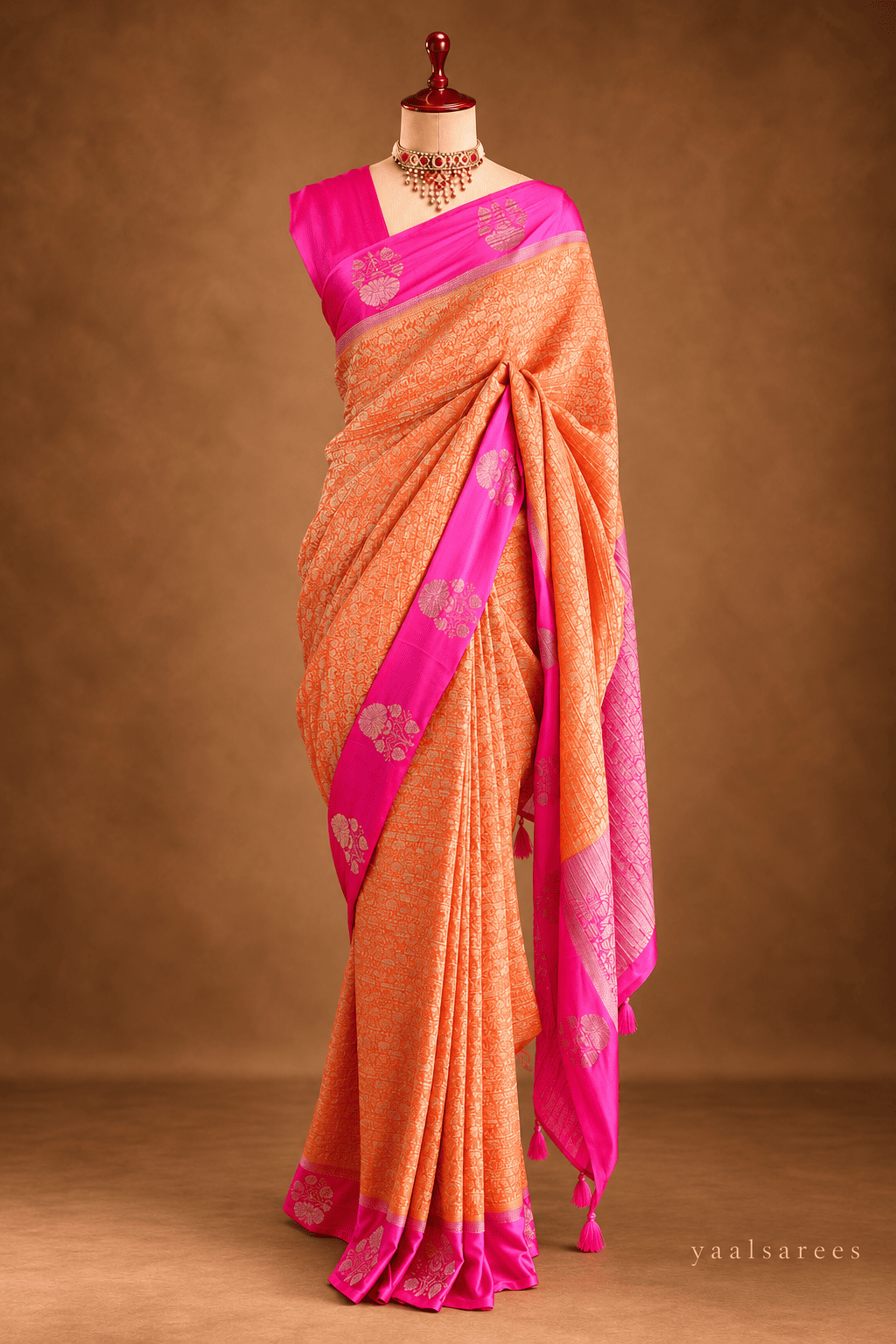 Crush Gorgette Silk Fabric | Elegant Crushed Georgette Material