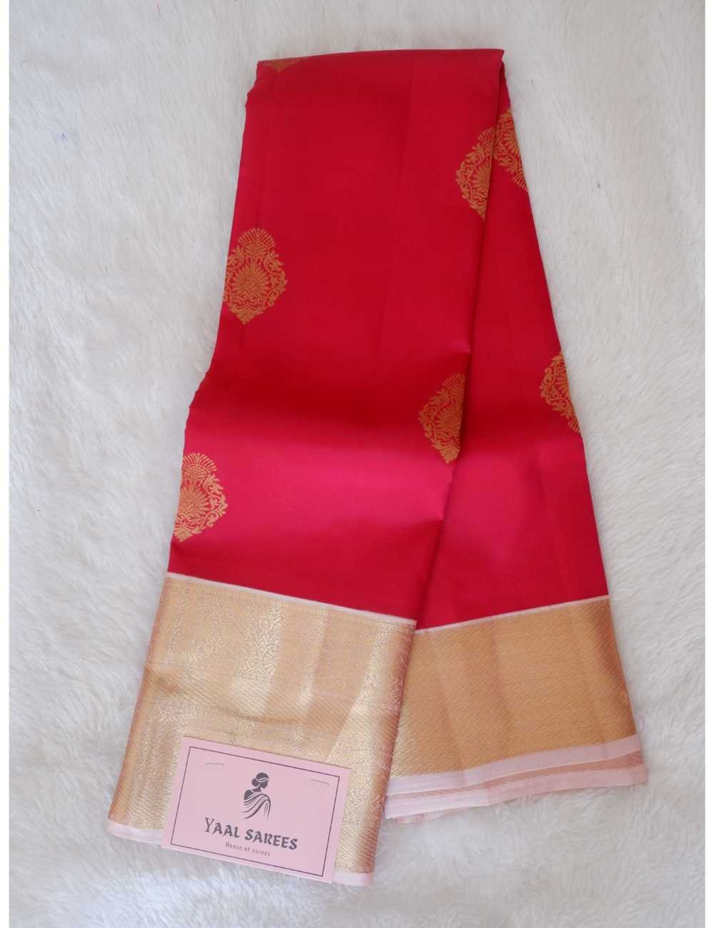 Pink & Baby Pink Pure Silk Saree
