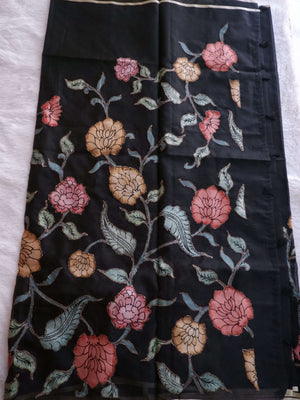 Floral embroidery fabric 