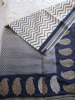 Elegant Chanderi Zigzag Sarees Online