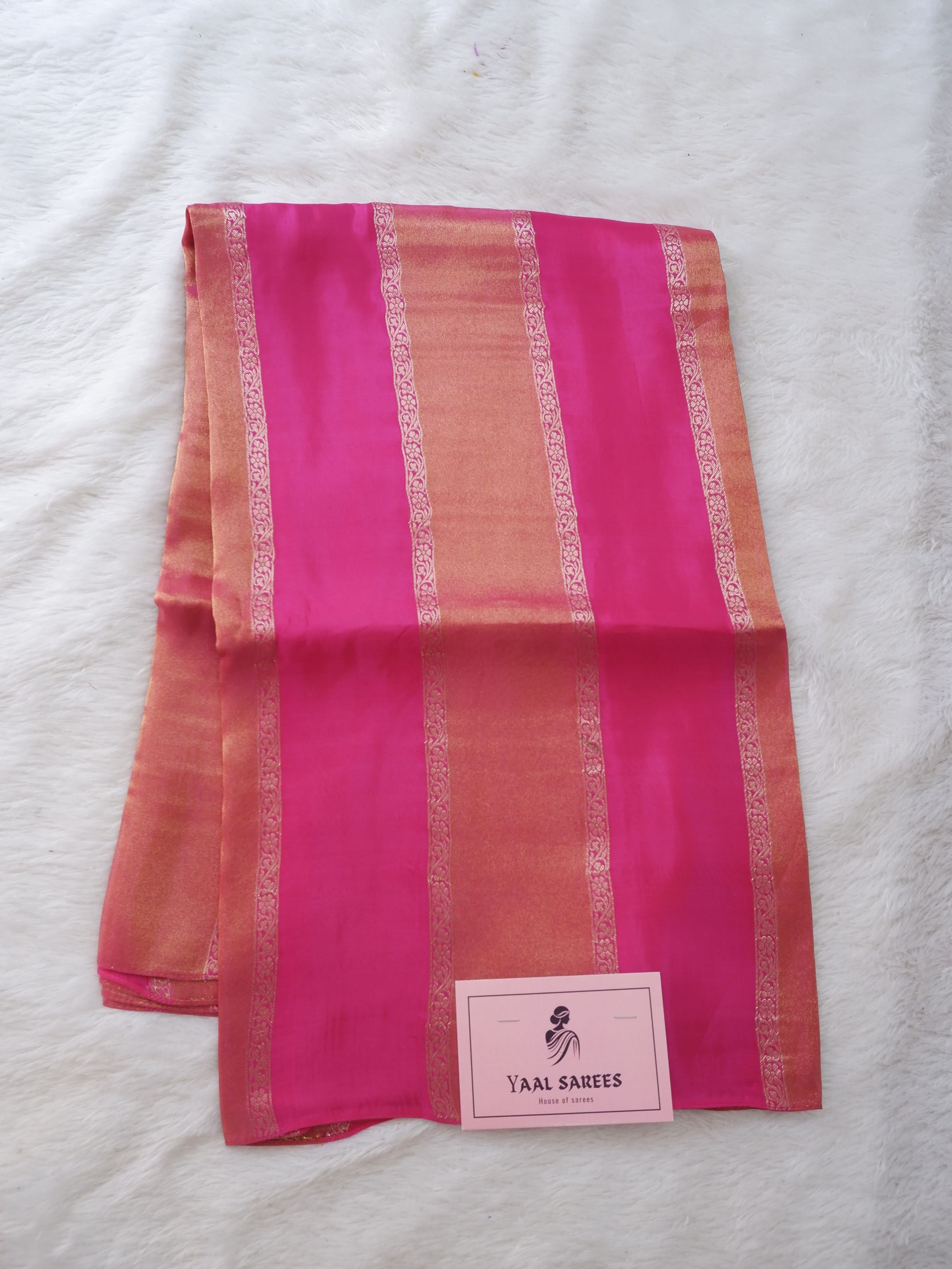 Premium Pink Shimmer Crepe Tissue Paper with Elegant Line Texture Online