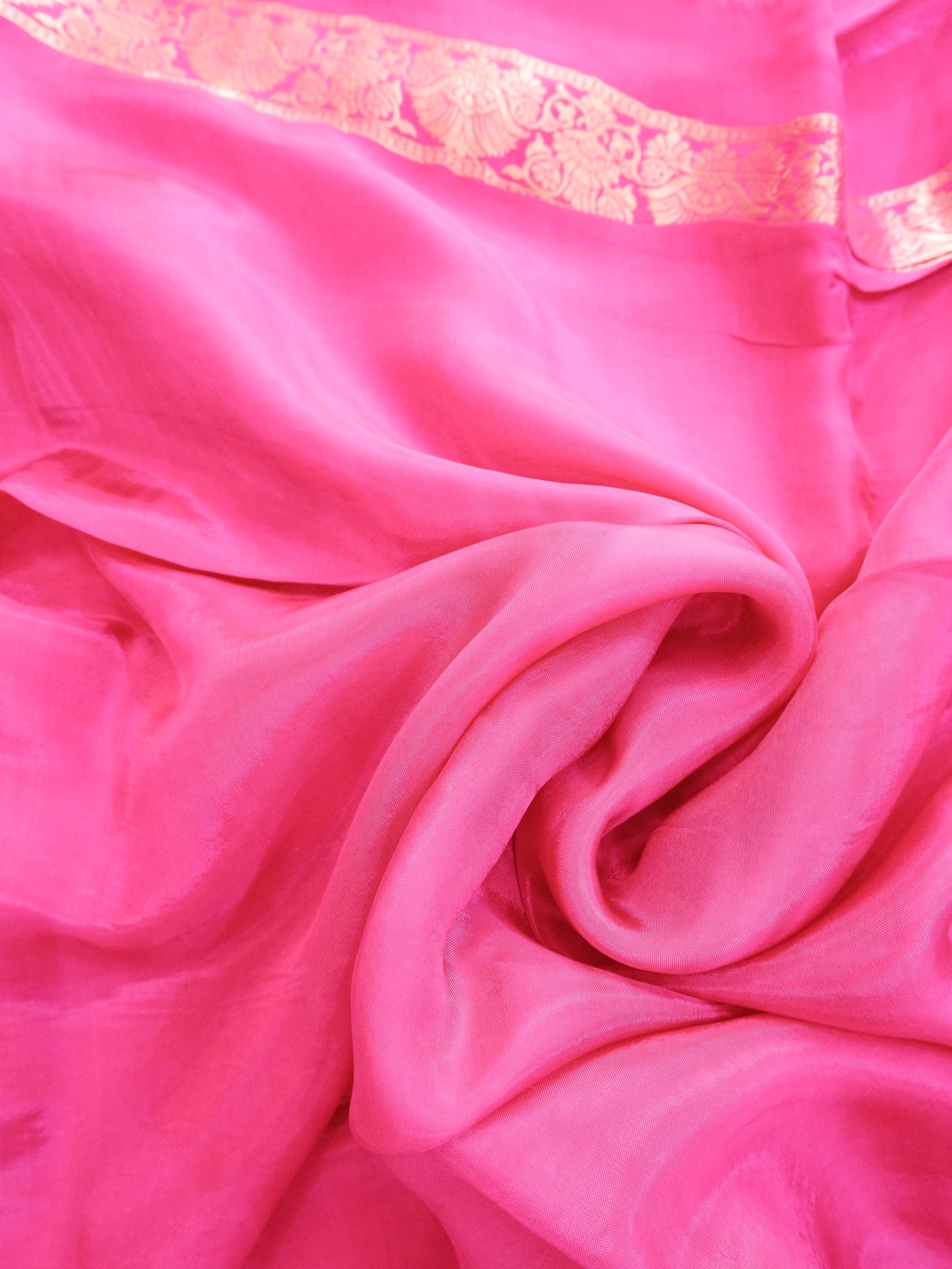 Premium Pink Shimmer Crepe Tissue Paper with Elegant Line Texture Online
