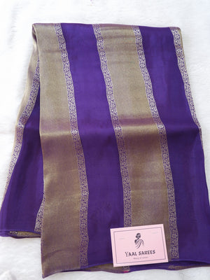 Luxury Indigo Shimmer Crepe Tissue Paper with Elegant Line Texture Online