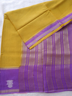 Yellow and purple saree 