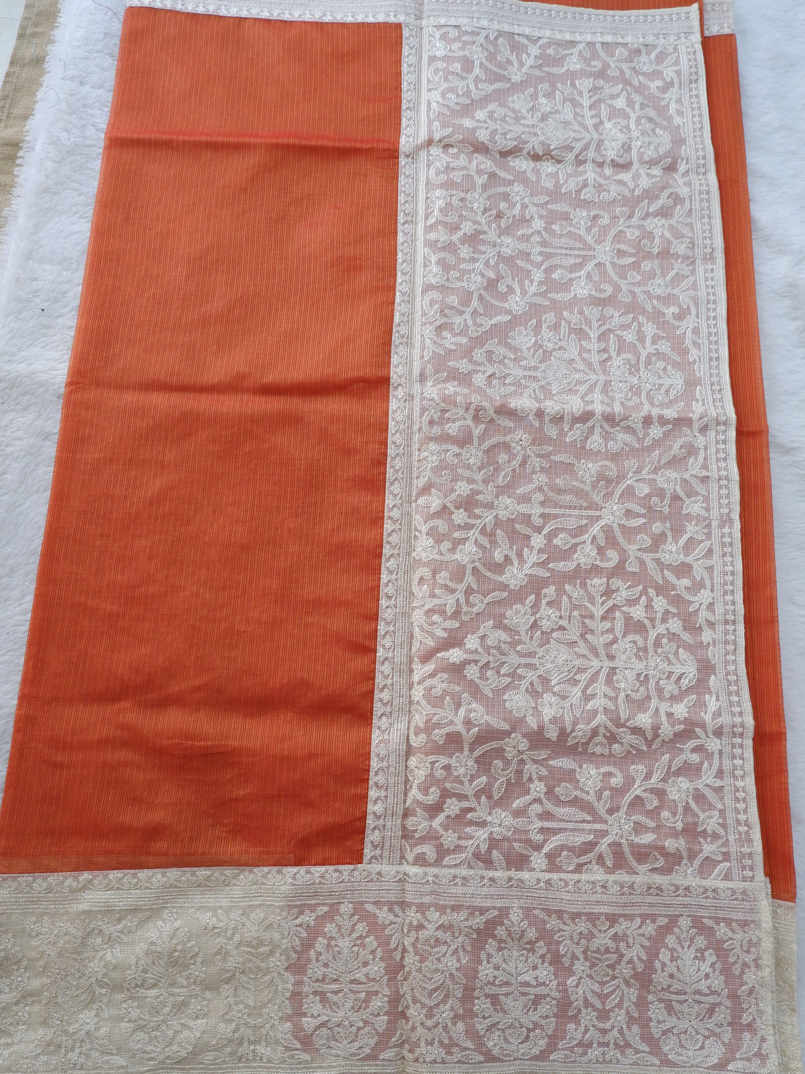 Elegant Kota Saree with Embroidered Border Online