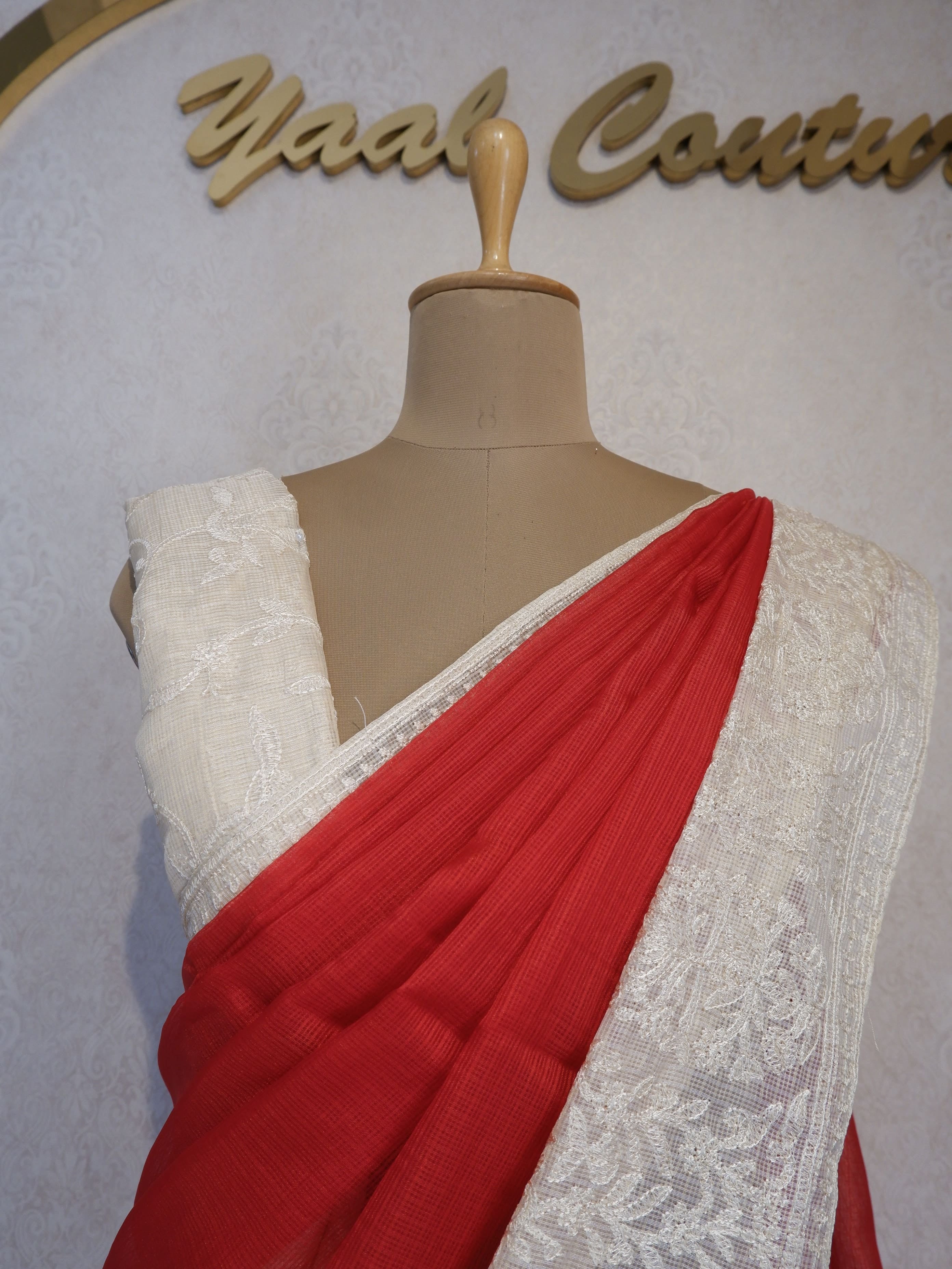 Elegant Kota Saree with Embroidered Border Online