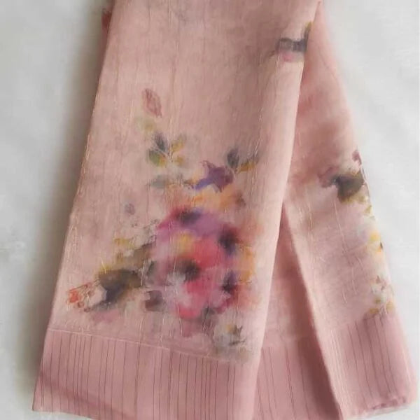 Double Fabric Organza Saree Online
