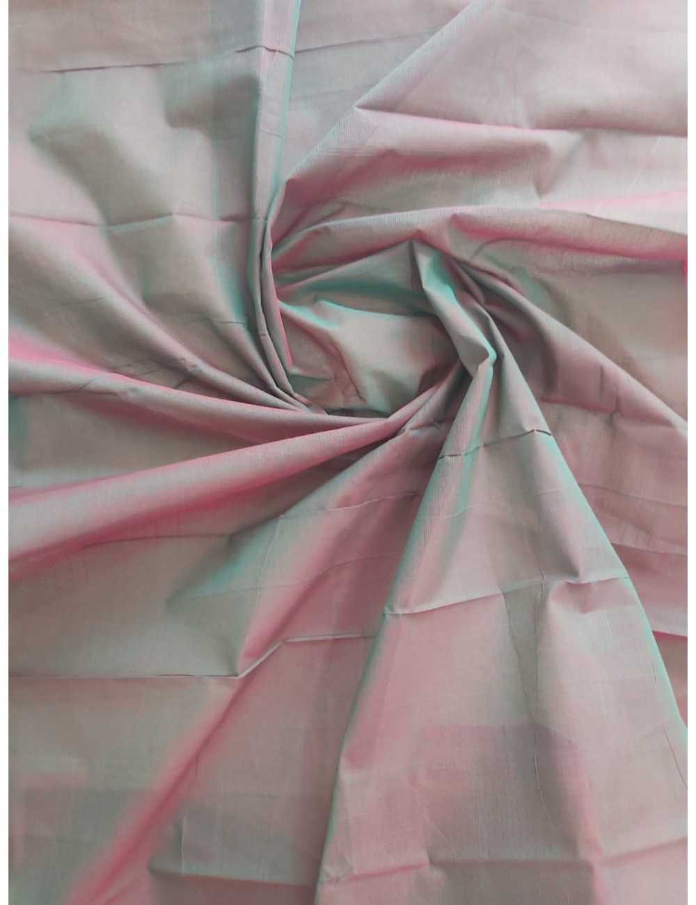 Handloom Saree with Kanchi Border Green