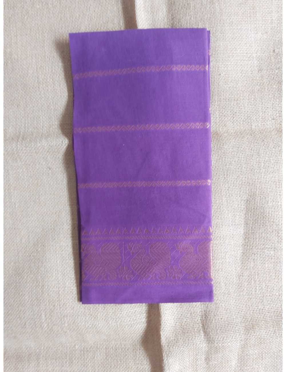 Pure Cotton Saree with Zari Border Red