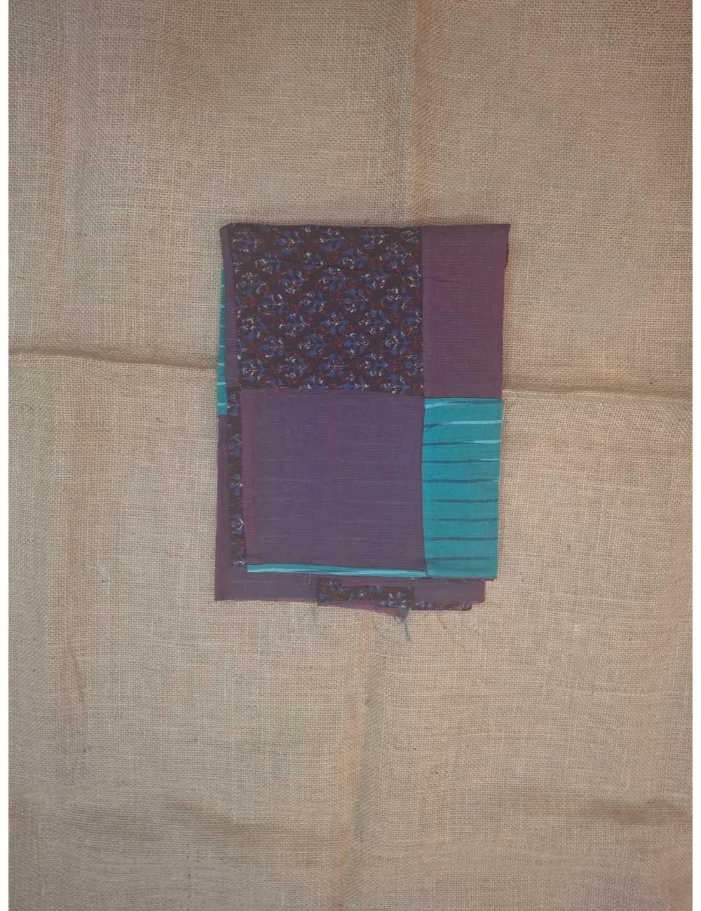 Mangalgiri Plain Cotton Saree Brown