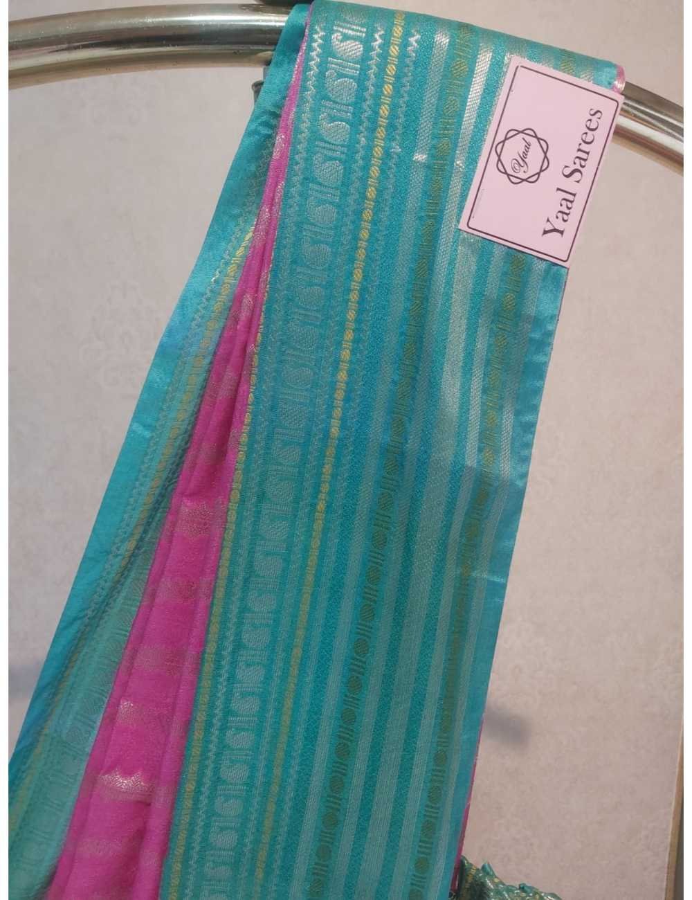 Banarasi Warm Silk Saree Pink