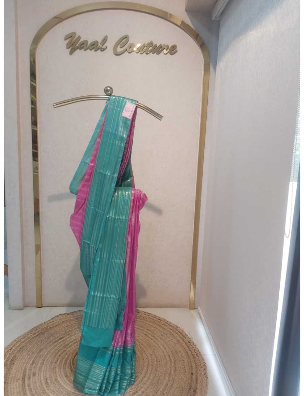 Banarasi Warm Silk Saree Pink