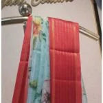 Sea Green Kota Saree With Gadwal Border