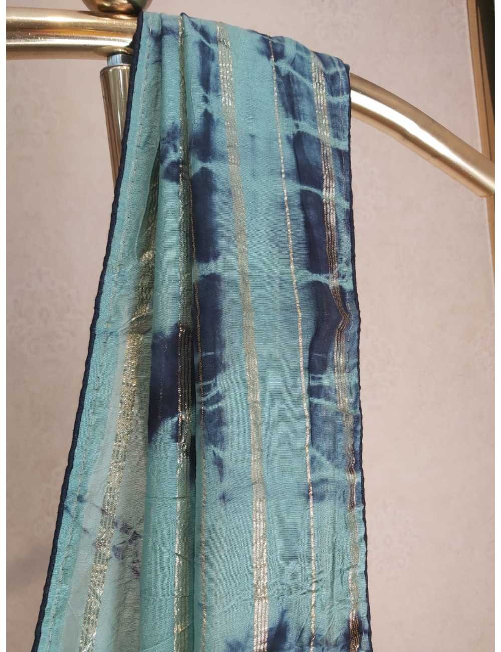 Elegant Shibori Teal & Blue