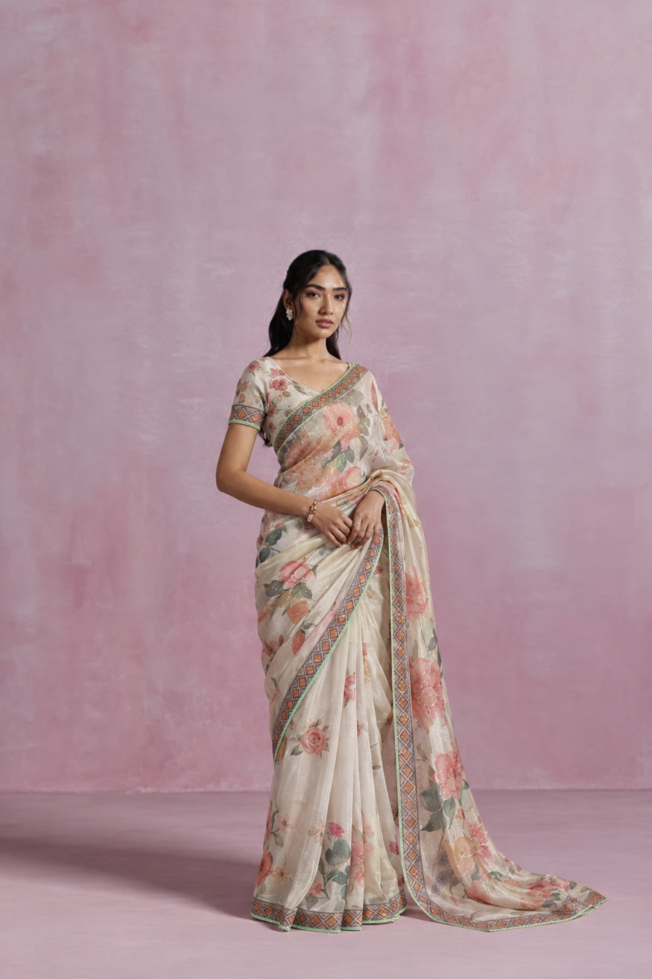 Shop Premium Organza Sarees