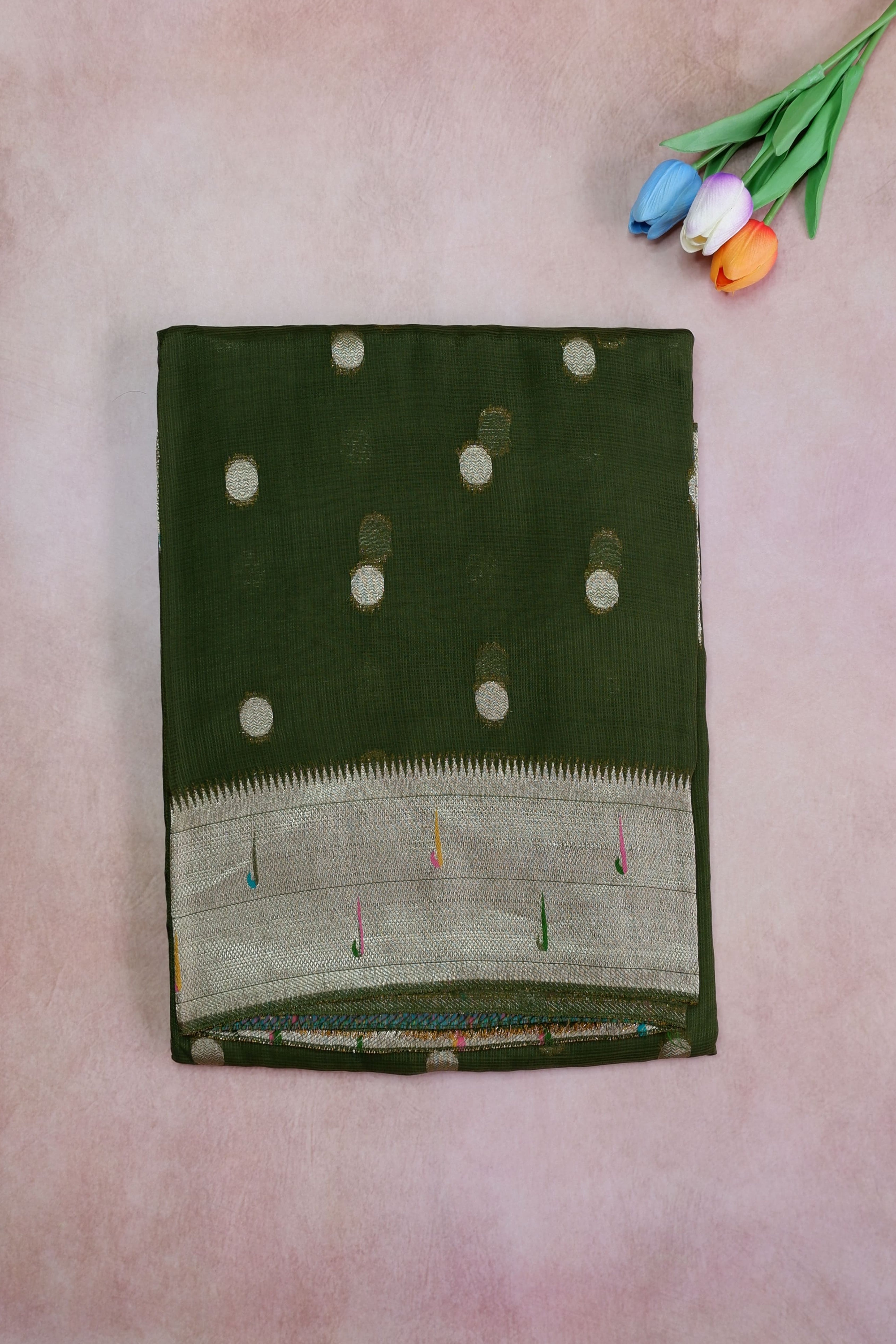 Kota Saree with Paithani Border | Shop Online