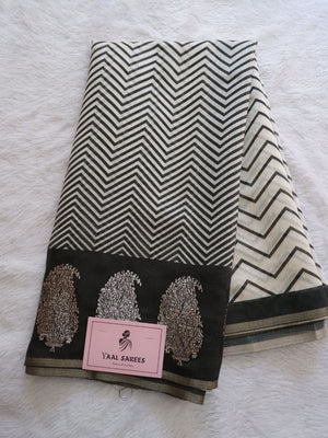  Elegant Chanderi Zigzag Sarees Online