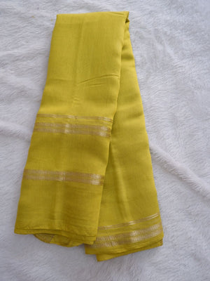 Assamese Handloom Light Green Saree with Red Contrast Blouse Online
