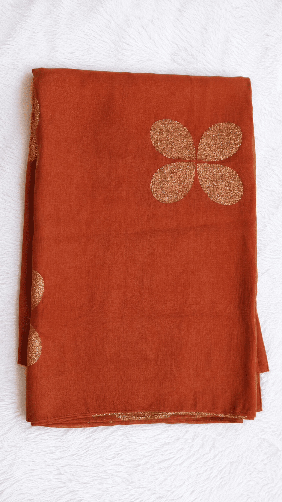 Elegant Embroidered Jute Silk Saree with Matching Border Blouse Piece