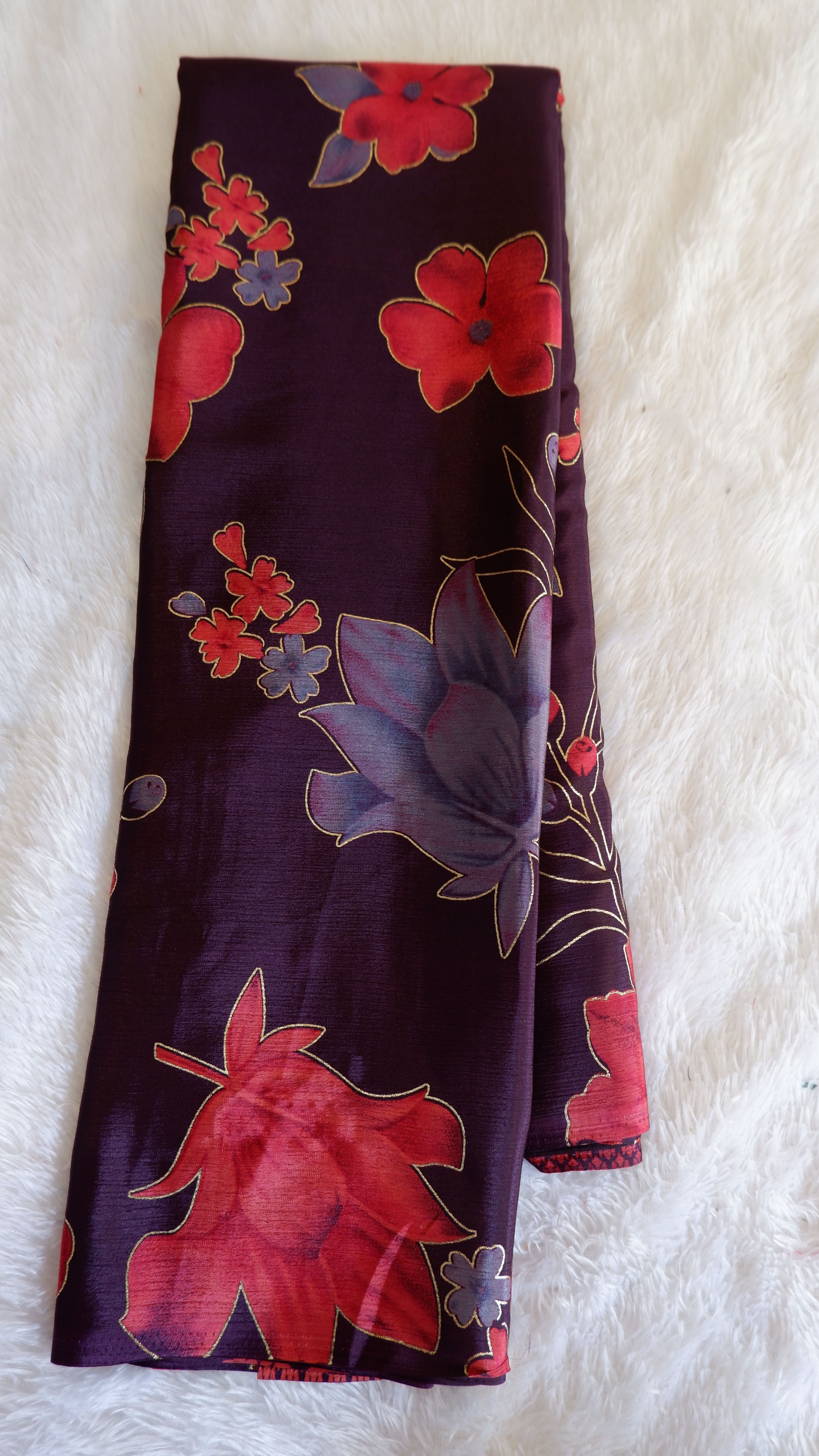 Crushed Georgette Fabric – Lightweight, Flowing